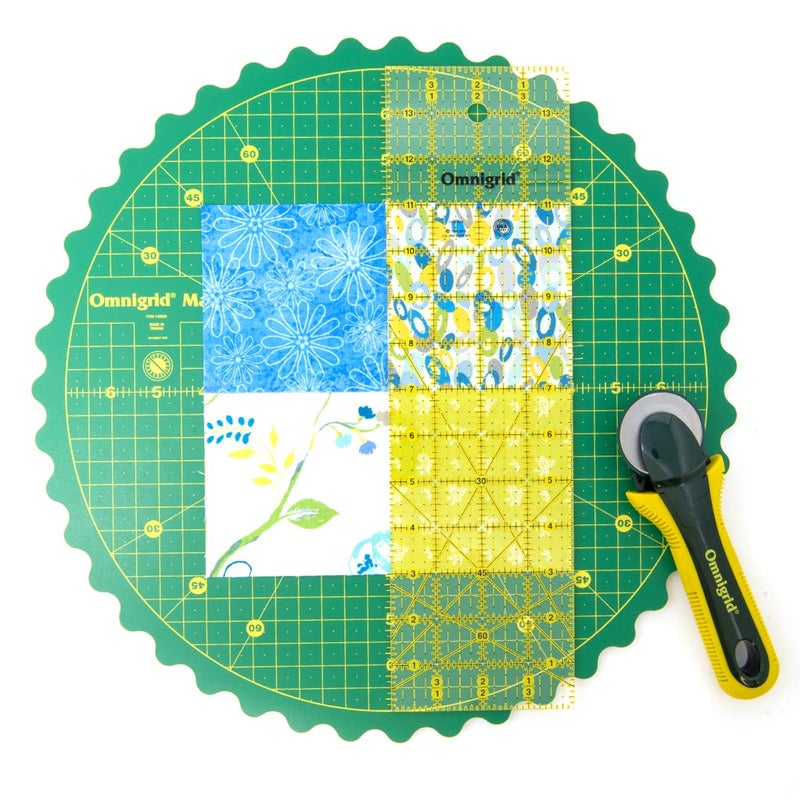 Omnigrid 360 Rotating Self-Healing Cutting Mat, 14" - Image 4